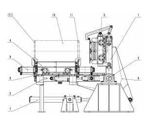 翻轉(zhuǎn)臺結(jié)構(gòu)圖